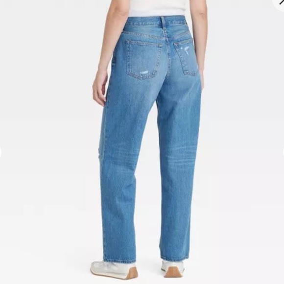 Universal Thread Medium Wash Mid Rise 90's Baggy Jeans - Picture 2 of 5